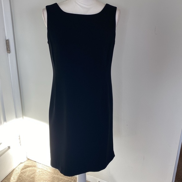 Laura Scott Black Career Dress Suit | Sleeveless Dress + Blazer | Size 8 - Picture 8 of 10